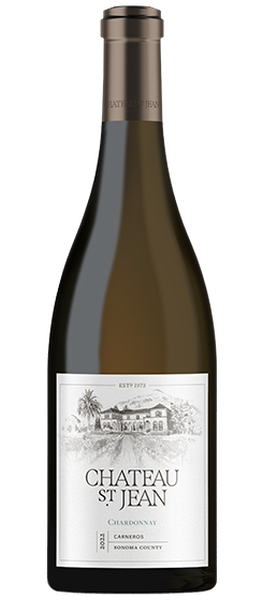 2022 chardonnay carneros chateau st jean bottle shot