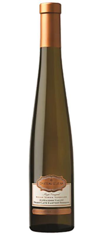 belle terre vineyard late harvest riesling 375ml 2015 alexander valley bottle shot