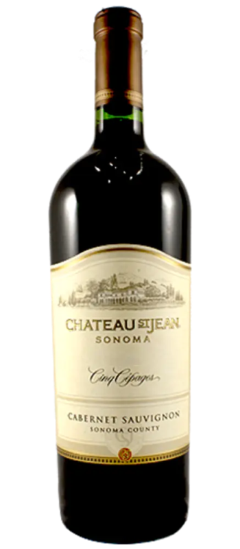 cinq cepages cabernet sauvignon 2005 sonoma county bottle shot
