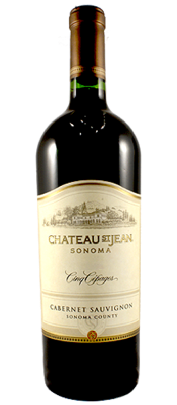 cinq cepages cabernet sauvignon 2011 sonoma county bottle shot