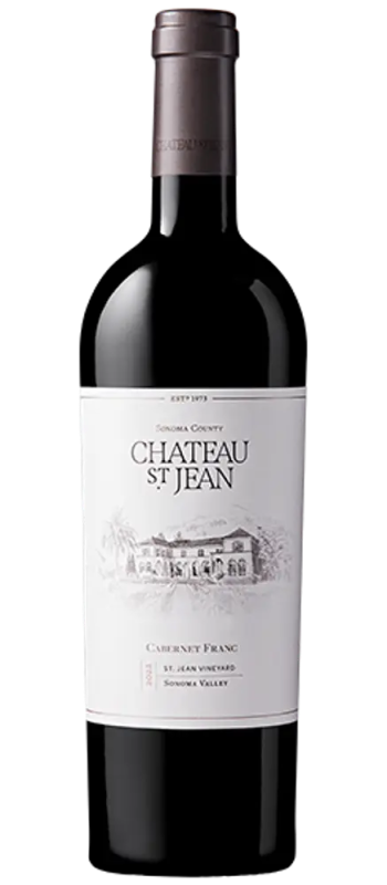 estate cabernet franc 2022 sonoma valley bottle shot