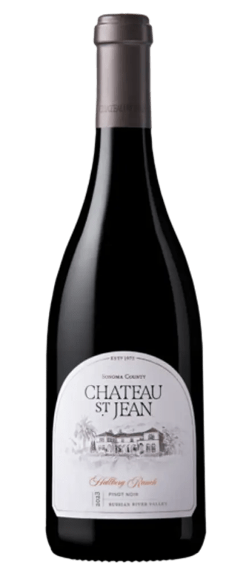 hallberg ranch pinot noir 2023 russian river valley bottle shot