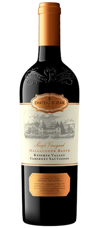 mallacomes vineyard cabernet sauvignon 2019 knights valley bottle shot